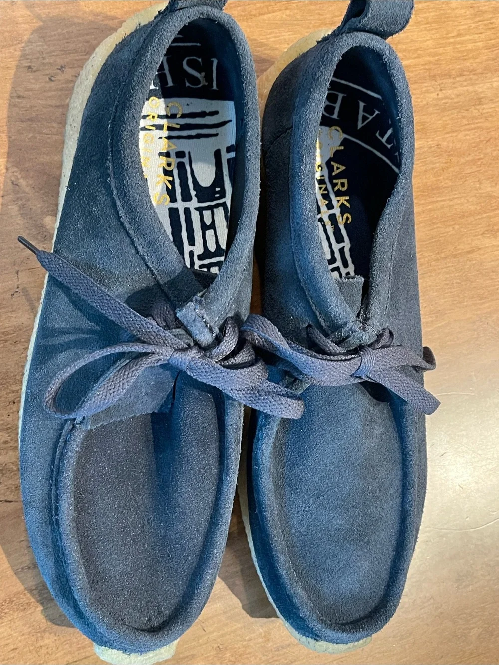 Clarks Dark Navy Rosendale Sneakers